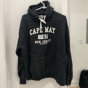 Black/grey Cape May hoodie